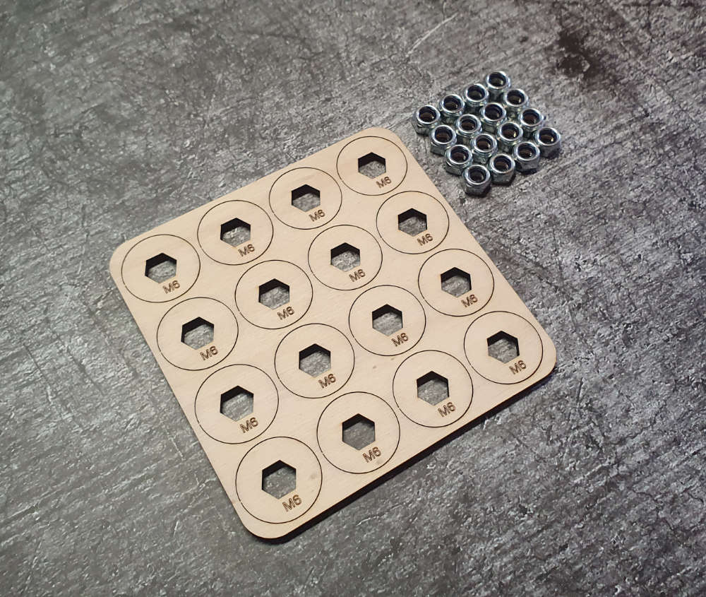 Stoppmutternhalter - M6 - Produkt - Alternative zur Einschlagmutter - RC - Modellbau